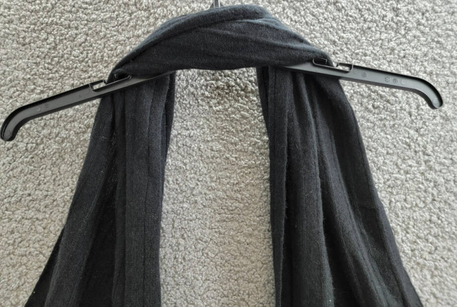 Charter Club Ribbed 100% Cashmere Scarf Women's One Size Classic Black