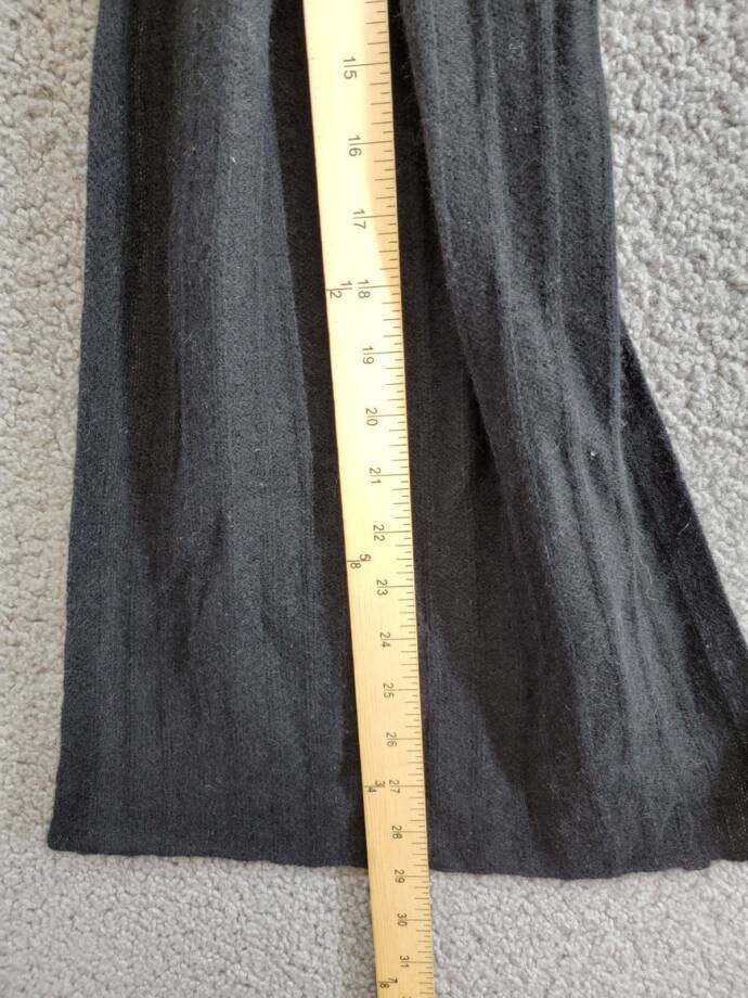 Charter Club Ribbed 100% Cashmere Scarf Women's One Size Classic Black
