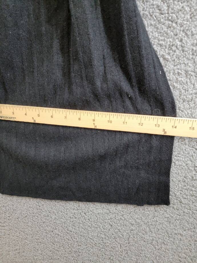 Charter Club Ribbed 100% Cashmere Scarf Women's One Size Classic Black