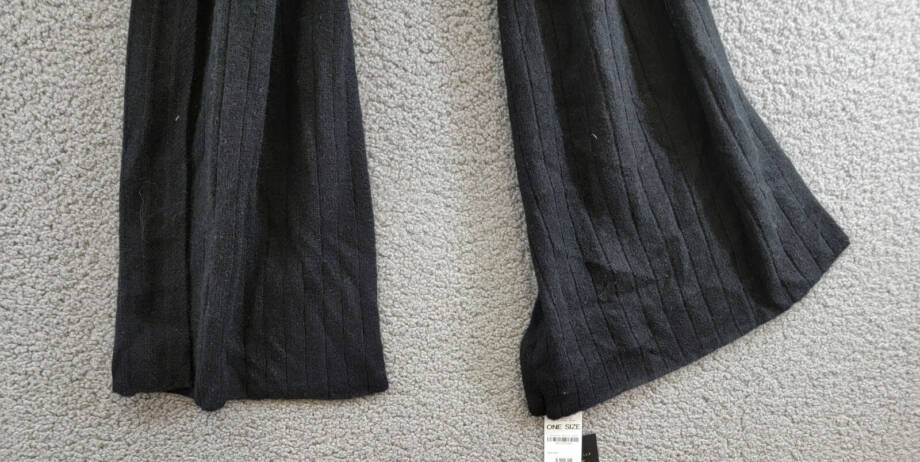 Charter Club Ribbed 100% Cashmere Scarf Women's One Size Classic Black