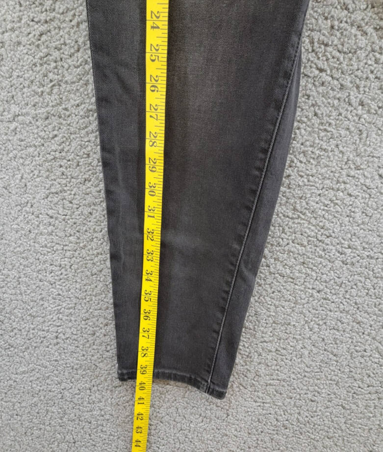 Lauren Ralph Lauren Plus-Size High-Rise Skinny Ankle Jeans Women's 18W Black