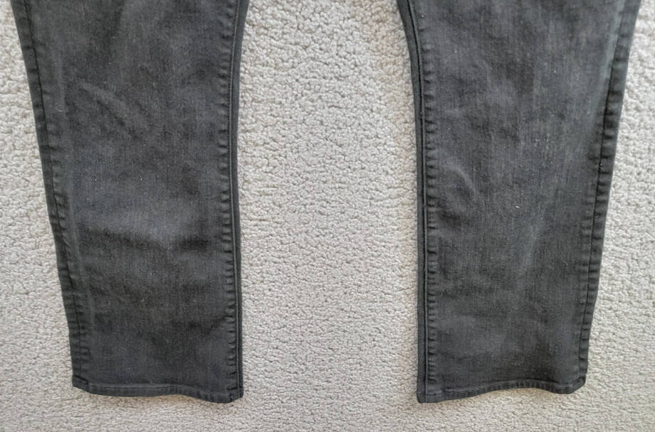 MOTHER The Patch Pocket Insider High Rise Jeans Women's 33 Pitch Button Closure~