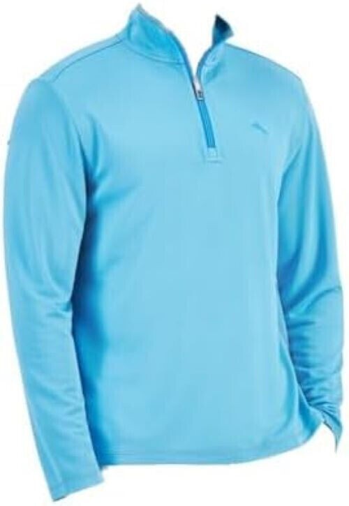 Tommy Bahama Kohala Peak Classic-Fit Quarter-Zip Sweater Men's M Teal Pullover
