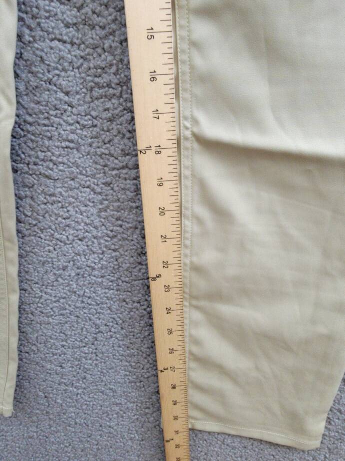 Polo Ralph Lauren Slim-Fit Performance Chino Pants Men's 34x32 Khaki Button Zip
