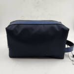 The Men's Store at Bloomingdale's Nylon & Leather Toiletry Bag Navy Zip Top