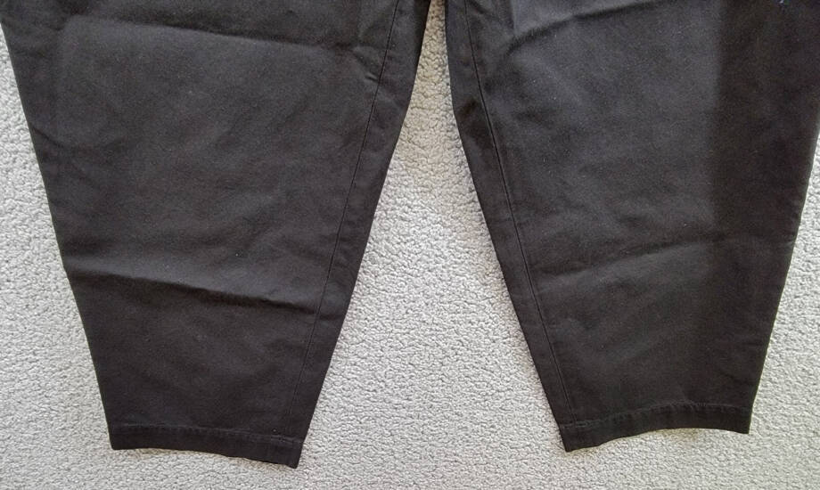 AGOLDE Becker Chino Pants Women's 27 Black Belt Loops Zip Fly W/ Button Closure~