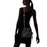 Frye and Co. Leather Shoulder Bag Women's One Size Black Drawstring