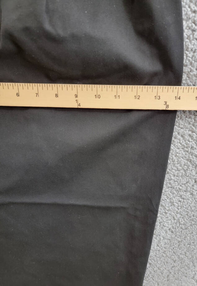 AGOLDE Becker Chino Pants Women's 27 Black Belt Loops Zip Fly W/ Button Closure~