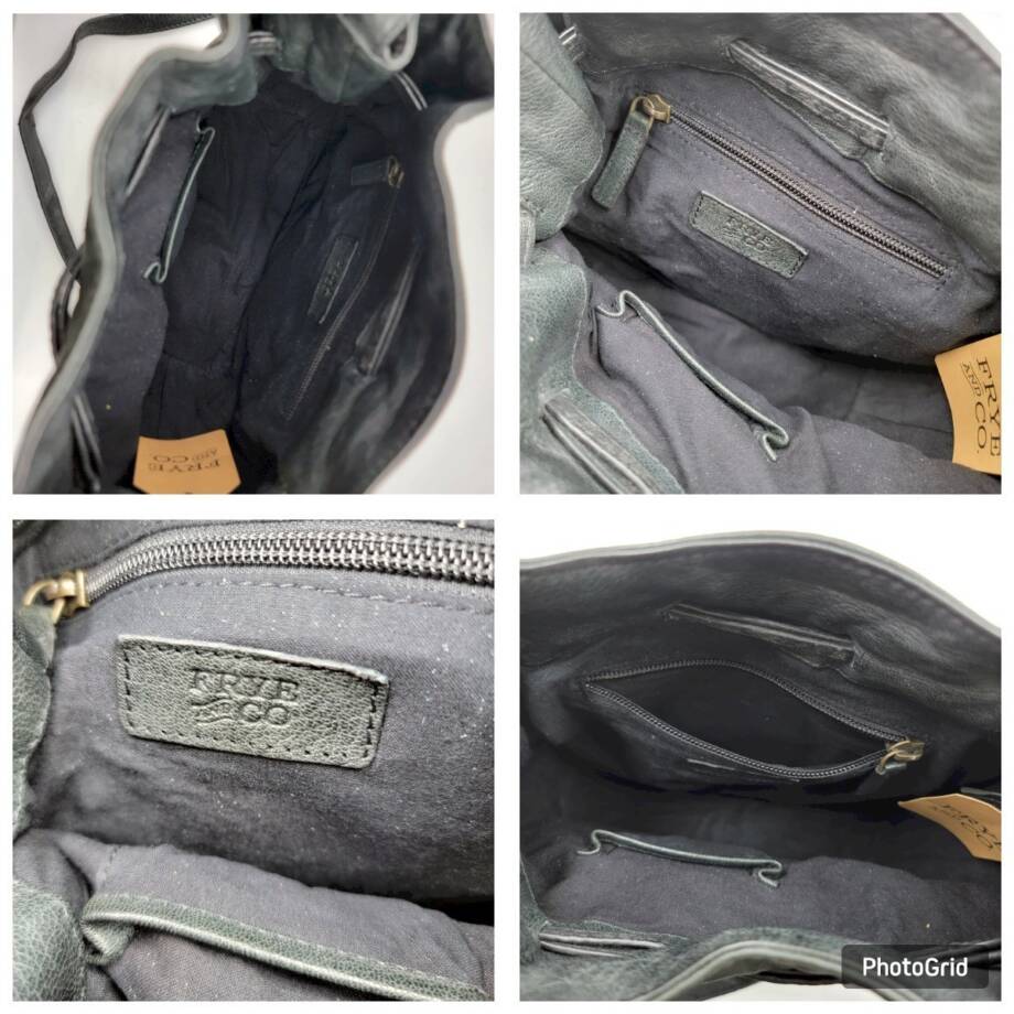 Frye and Co. Leather Shoulder Bag Women's One Size Black Drawstring