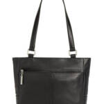 Giani Bernini Nappa Classic Leather Tote Bag Women's No Size Black Zip Magnetic