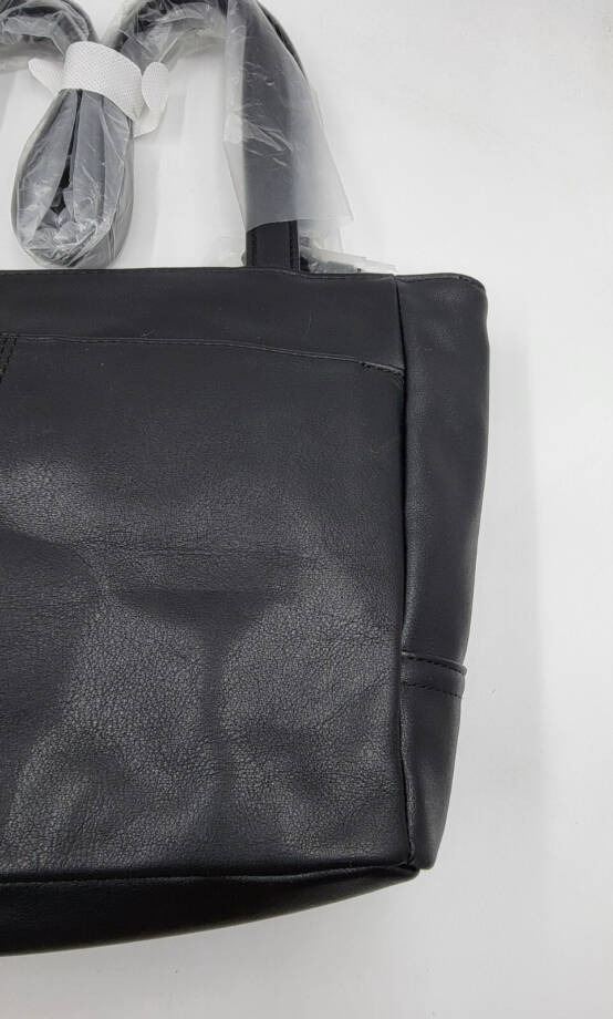 Giani Bernini Nappa Classic Leather Tote Bag Women's No Size Black Zip Magnetic