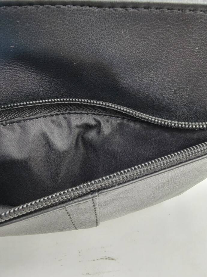 Giani Bernini Nappa Classic Leather Tote Bag Women's No Size Black Zip Magnetic