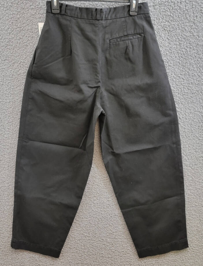 AGOLDE Becker Chino Pants Women's 27 Black Belt Loops Zip Fly W/ Button Closure~