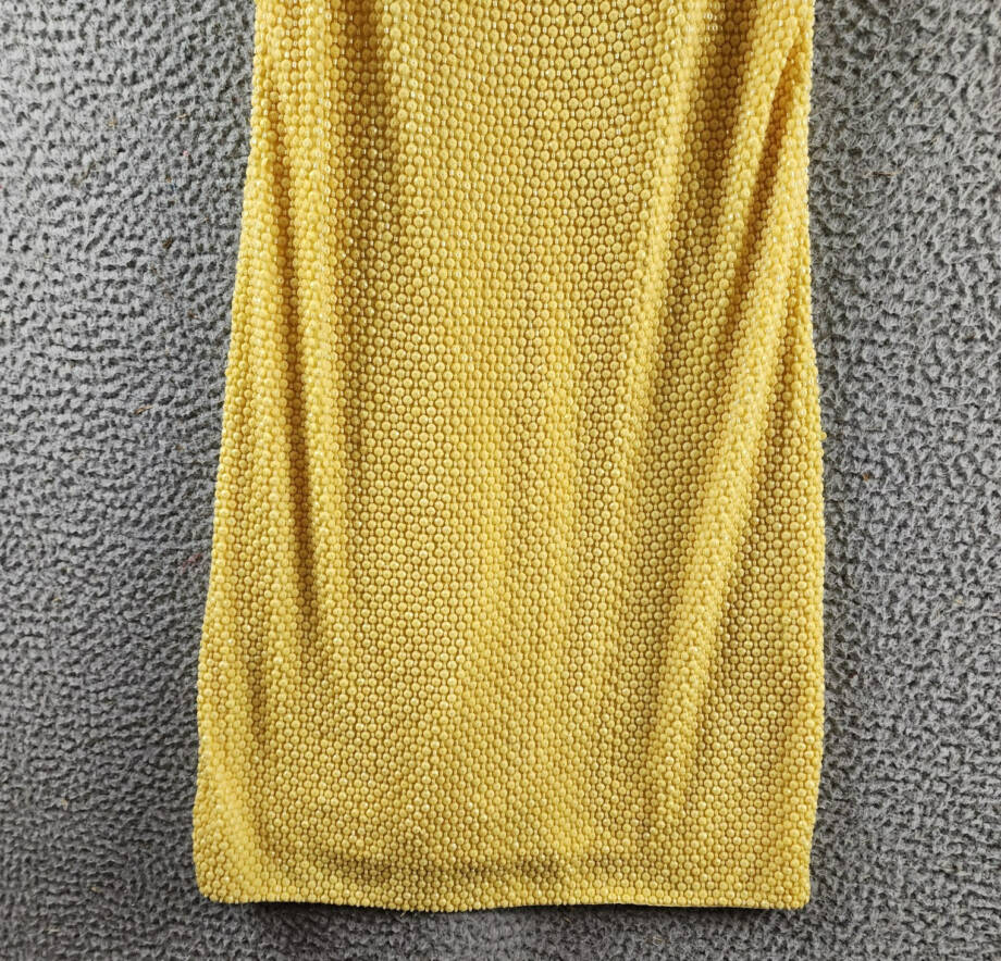 Alice + Olivia Fifi Embellished Mini Cami Dress Women's 10 Lemon Meringue Zipped