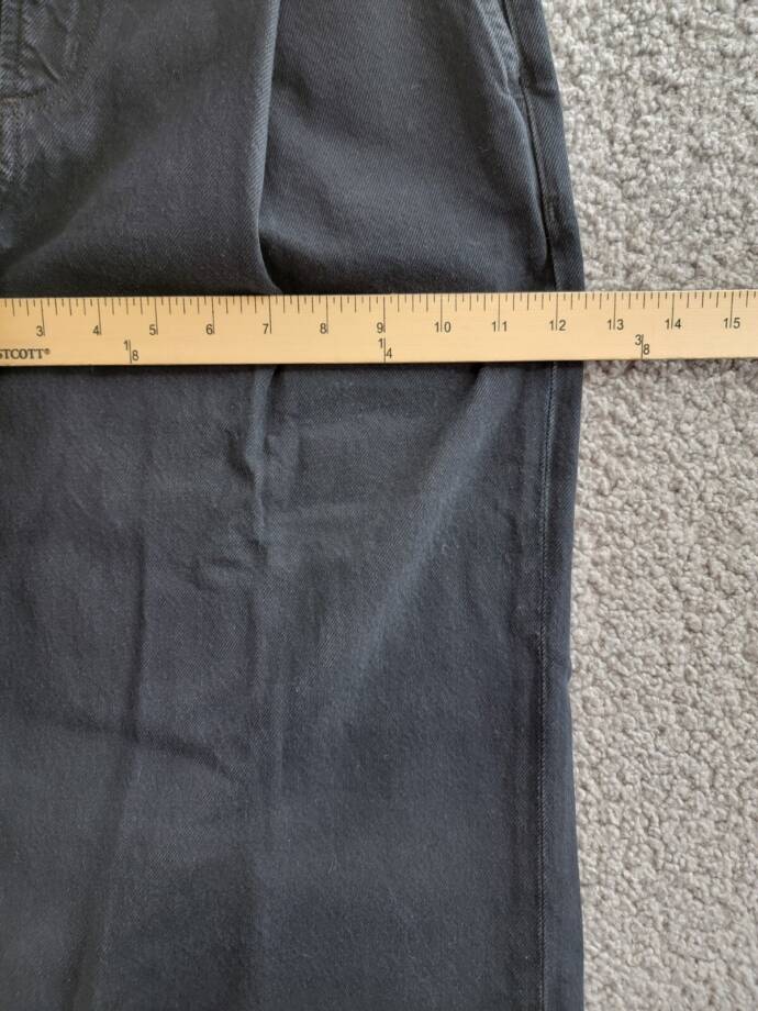AGOLDE Ellis High Rise Wide Leg Jeans Women's 23 Crushed Button Zip Closure