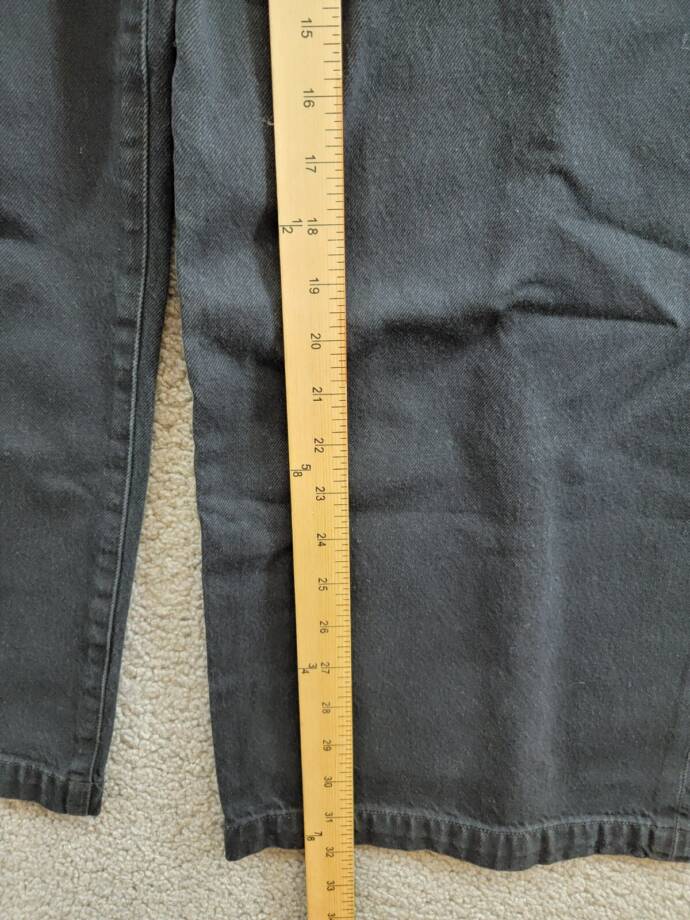 AGOLDE Ellis High Rise Wide Leg Jeans Women's 23 Crushed Button Zip Closure