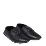 Dolce & Gabbana Leather Driver Loafers Men's 42.5 Black Slip On Style