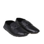 Dolce & Gabbana Leather Driver Loafers Men's 8US Black Slip On Style