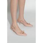 Ferragamo Ophelia Bow Slingback Pumps Women's 6.5US Pink Buckle Strap Closure
