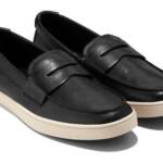 Cole Haan Pinch Weekender Penny Loafers Men's 12 Black Angora Slip on Round Toe