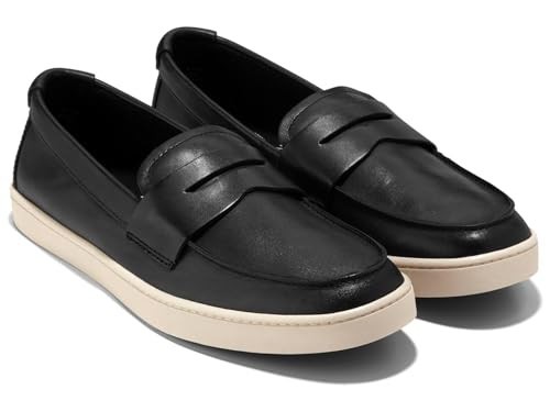 Cole Haan Pinch Weekender Penny Loafers Men's 12 Black Angora Slip on Round Toe