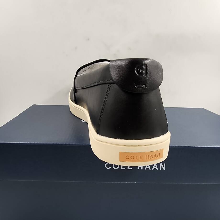 Cole Haan Pinch Weekender Penny Loafers Men's 12 Black Angora Slip on Round Toe