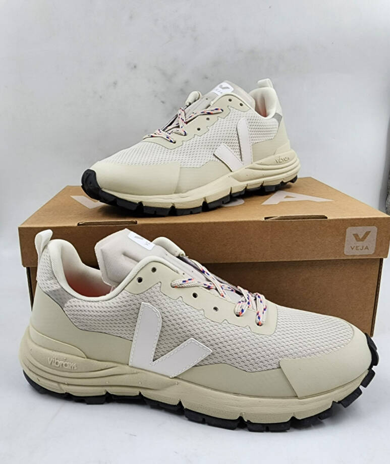Veja Dekkan Mesh Low Top Sneakers Women's 6US Natural White Round Roe Lace Up
