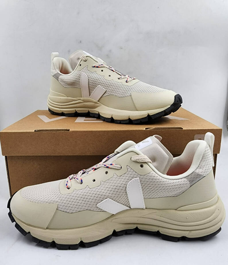 Veja Dekkan Mesh Low Top Sneakers Women's 6US Natural White Round Roe Lace Up