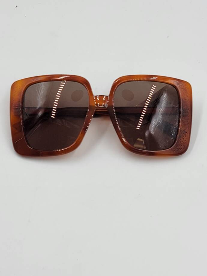Gucci Eyewear Oversized Rectangular-Frame Sunglasses Women's O/S Brown