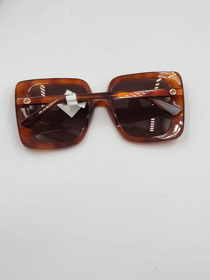 Gucci Eyewear Oversized Rectangular-Frame Sunglasses Women's O/S Brown