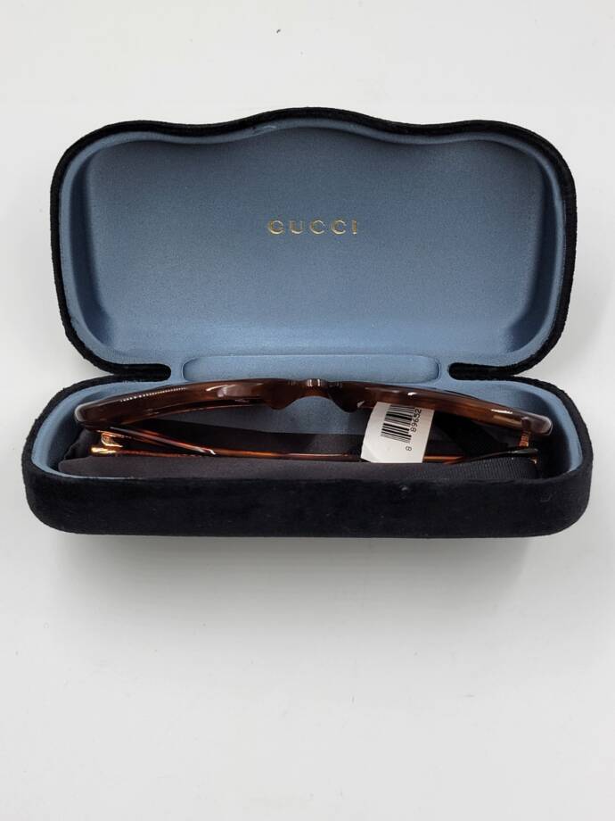 Gucci Eyewear Oversized Rectangular-Frame Sunglasses Women's O/S Brown