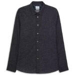 PS Paul Smith Slim Fit Button Front Shirt Men's XXL Black Collared Long Sleeve