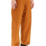 KENZO 'Boke Flower' Button Cargo Pants Men's 40 Light Brown Button Zip Closure