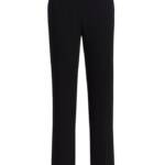 Altuzarra Todd Straight Leg Pants Women's 46/14 US Black Side Pockets High Rise