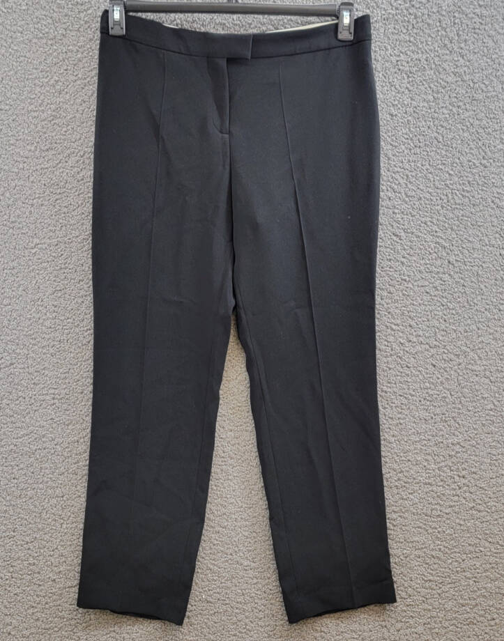 Altuzarra Todd Straight Leg Pants Women's 46/14 US Black Side Pockets High Rise