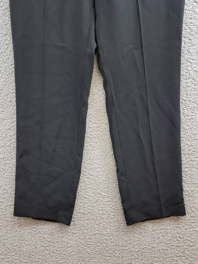 Altuzarra Todd Straight Leg Pants Women's 46/14 US Black Side Pockets High Rise