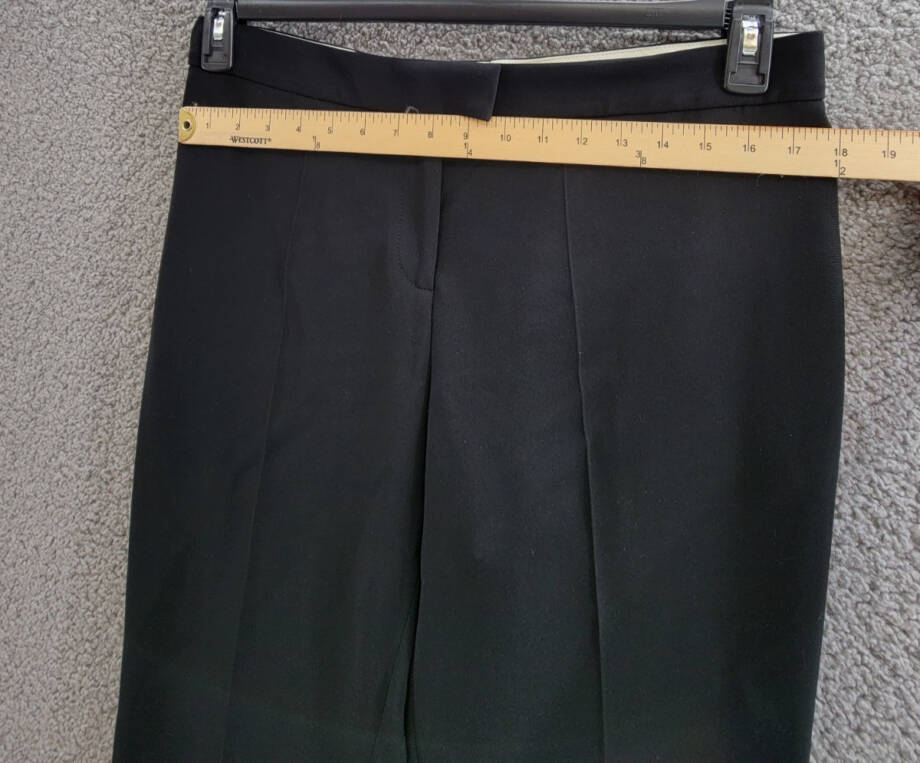 Altuzarra Todd Straight Leg Pants Women's 46/14 US Black Side Pockets High Rise