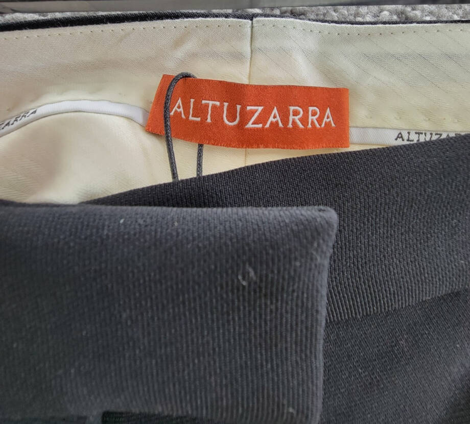 Altuzarra Todd Straight Leg Pants Women's 46/14 US Black Side Pockets High Rise