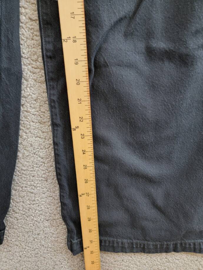AGOLDE Ellis High Rise Wide Leg Jeans Women's 24 Crushed Button Zip Closure