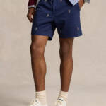 Polo Ralph Lauren 6-Inch Polo Prepster P-Wing Shorts Mens XL Navy Button Closure