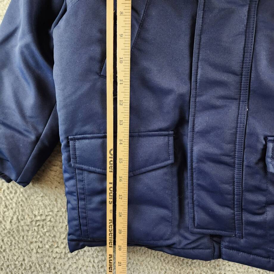 Polo Ralph Lauren Artificial-fur-Trim Down Parka Jacket Little Boys' 6 Navy L/S