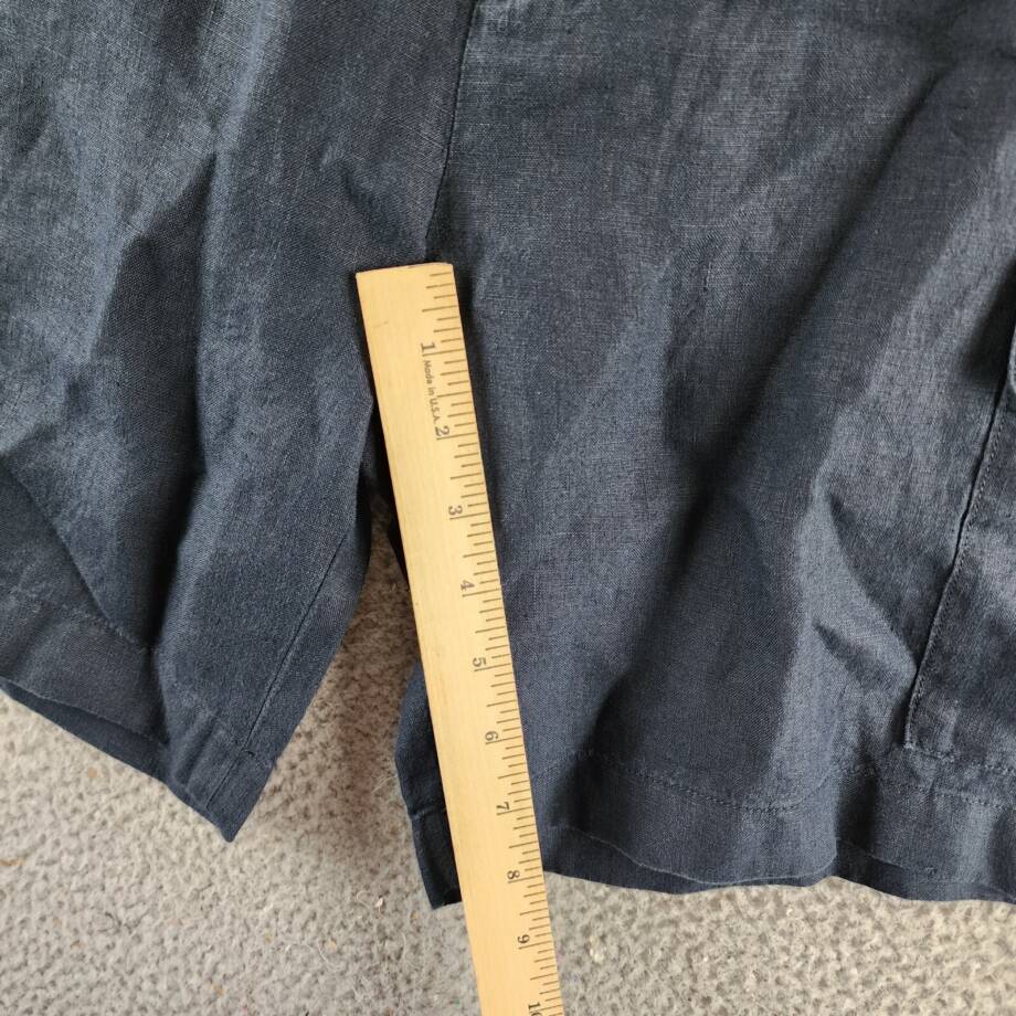 Vince Hemp James Cargo Short Men's 32 Blue Zip Fly With Button Closure