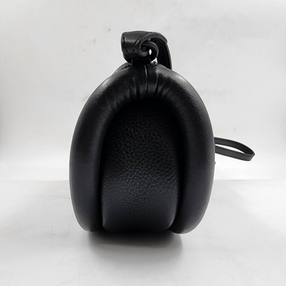JW Anderson Bumper-12 Leather Shoulder Bag Women's One Size Black Zip Closure