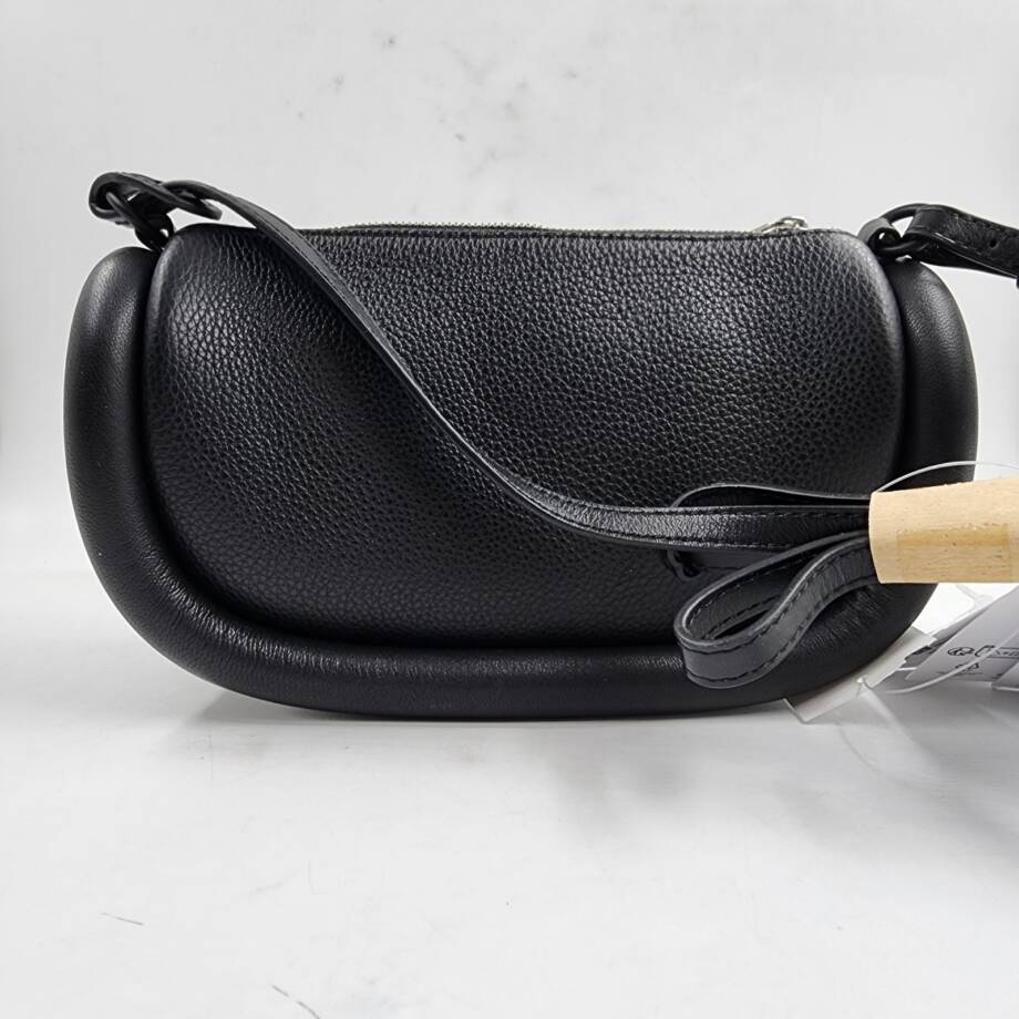 JW Anderson Bumper-12 Leather Shoulder Bag Women's One Size Black Zip Closure