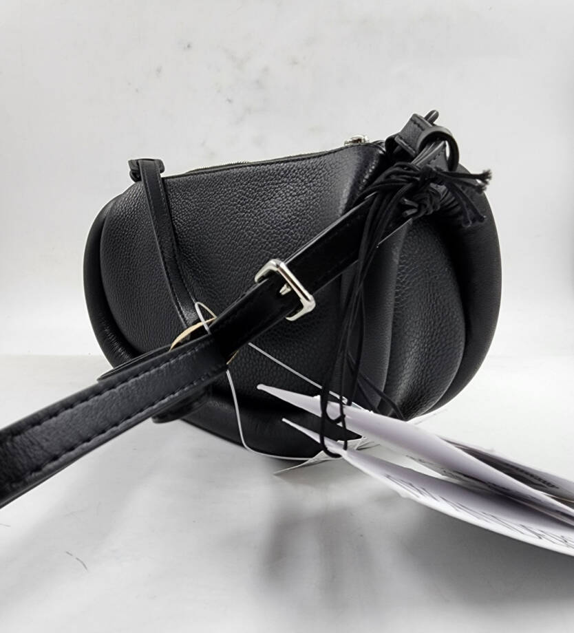 JW Anderson Bumper-12 Leather Shoulder Bag Women's One Size Black Zip Closure