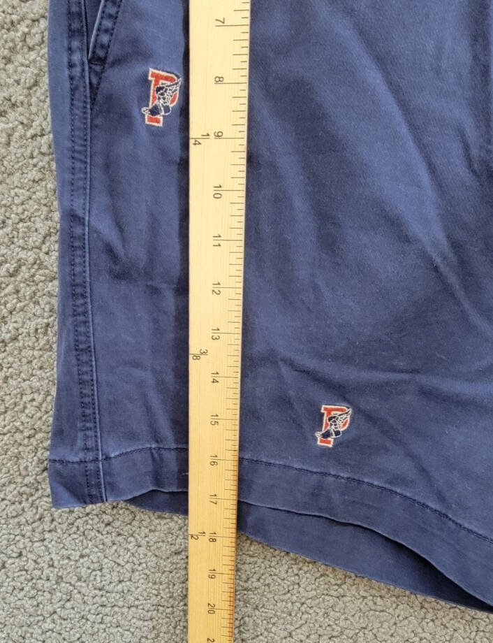 Polo Ralph Lauren 6-Inch Polo Prepster P-Wing Shorts Mens XL Navy Button Closure