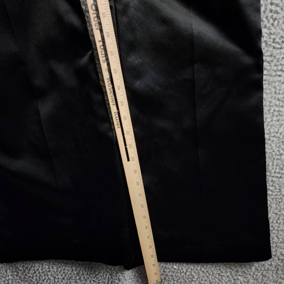 A.W.A.K.E. MODE Layered Skirt Pants Womens 36 Black Welt Pocket Back Zip Closure
