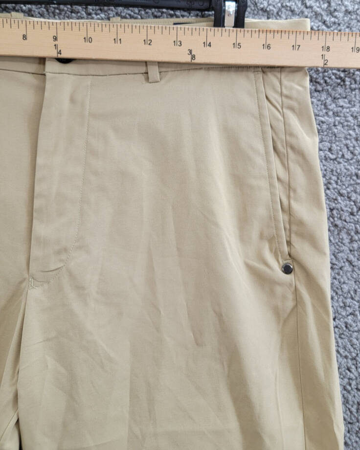 Polo Ralph Lauren Tailored Fit Performance Chino Pants Men's 33/30 Khaki Zip Fly