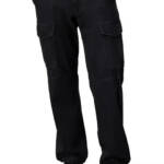Rag & Bone Fit 4 Denim Cargo Pants Men's 29 Black Pockets Button Zip Closure