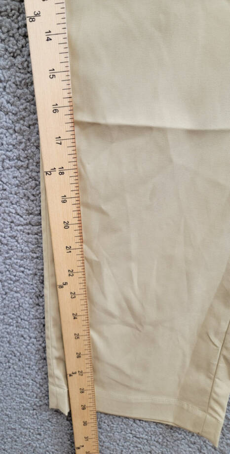 Polo Ralph Lauren Tailored Fit Performance Chino Pants Men's 33/30 Khaki Zip Fly